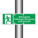 Notausgang Unbefugte Benutzung wird bestraft!