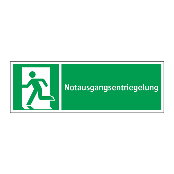 Notausgangsentriegelung