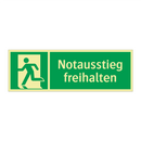 Notausstieg freihalten