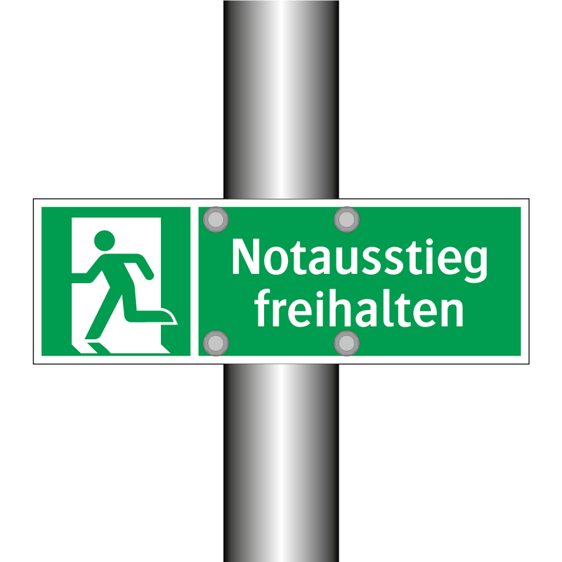 Notausstieg freihalten