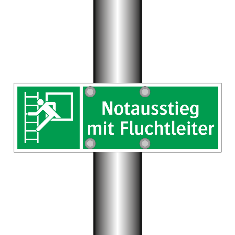 Notausstieg mit Fluchtleiter