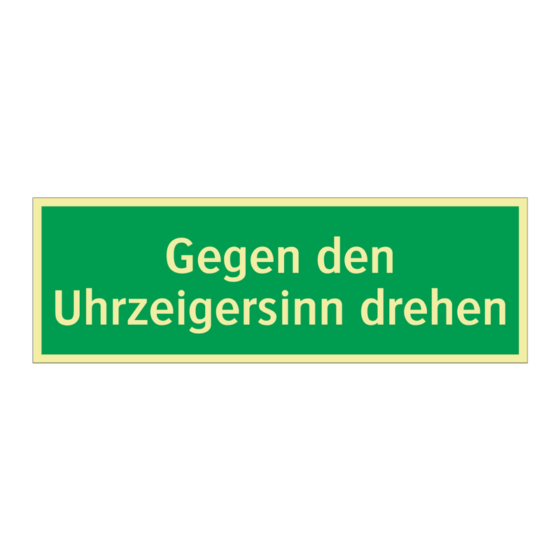 Gegen den Uhrzeigersinn drehen