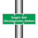 Gegen den Uhrzeigersinn drehen