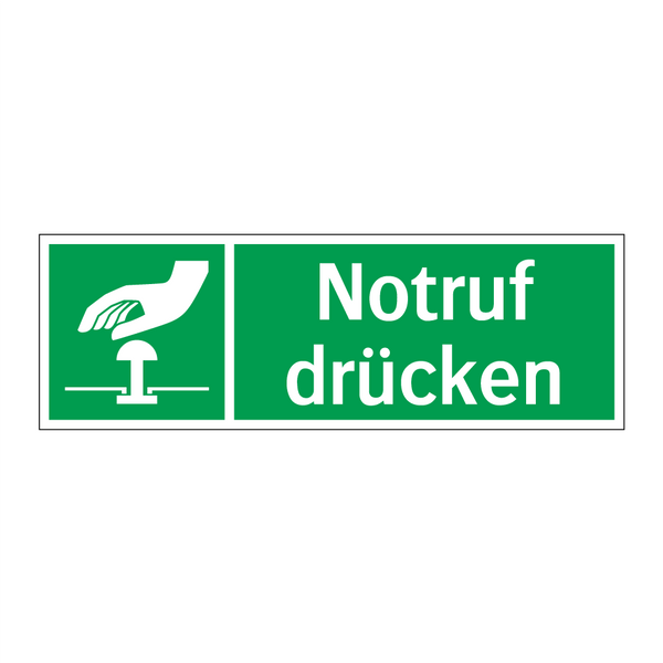 Notruf drücken