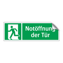 Notöffnung der Tür