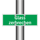 Glass zerbrechen