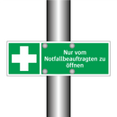 Nur vom Notfallbeauftragten zu öffnen