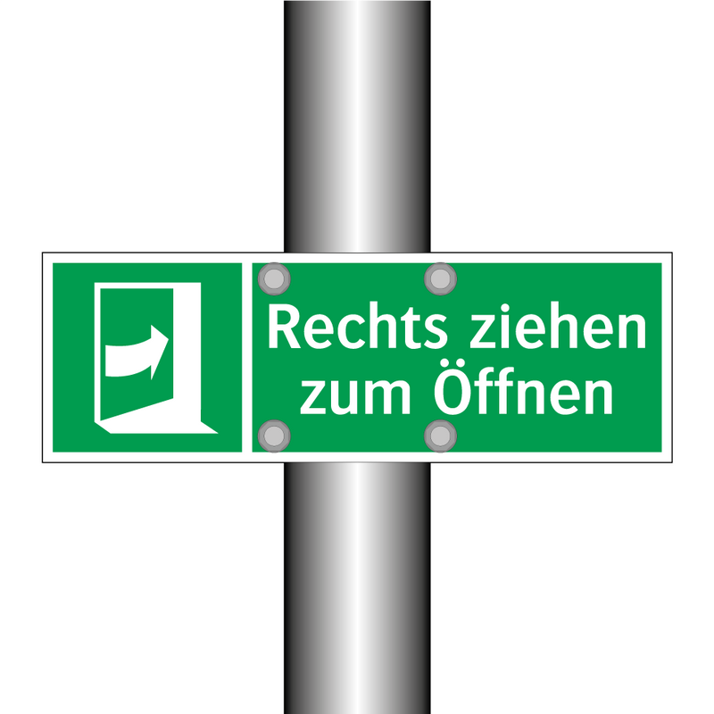 Rechts ziehen zum Öffnen
