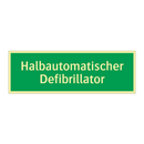 Halbautomatischer Defibrillator