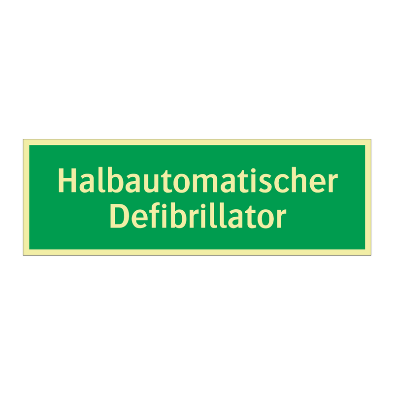Halbautomatischer Defibrillator