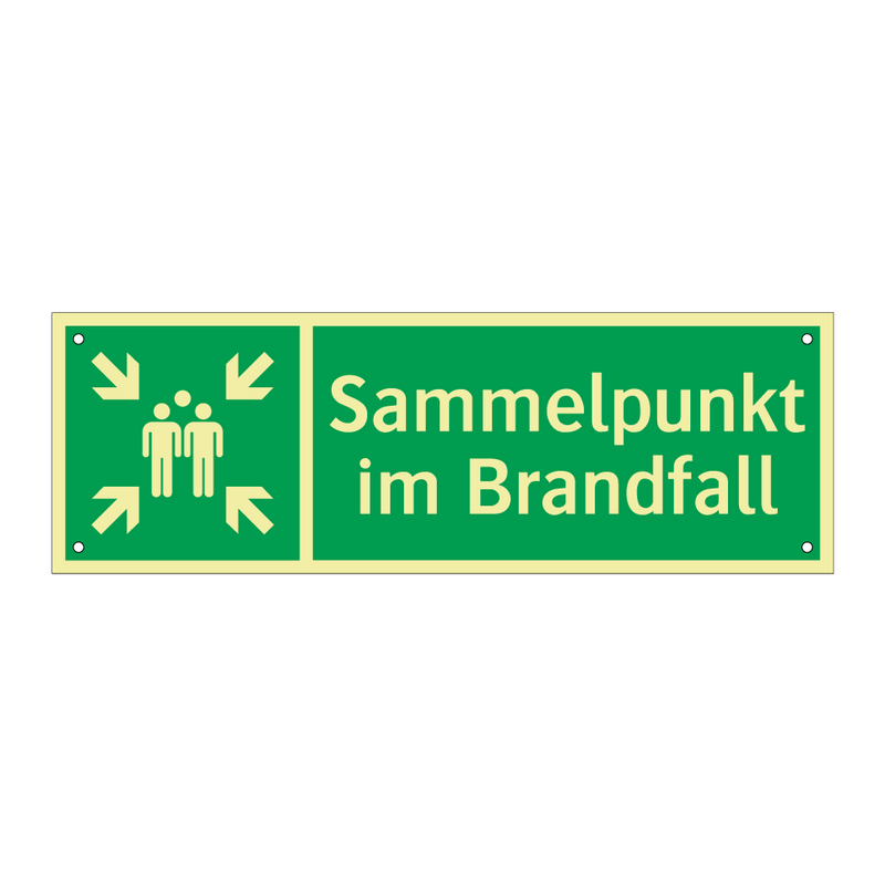 Sammelpunkt im Brandfall