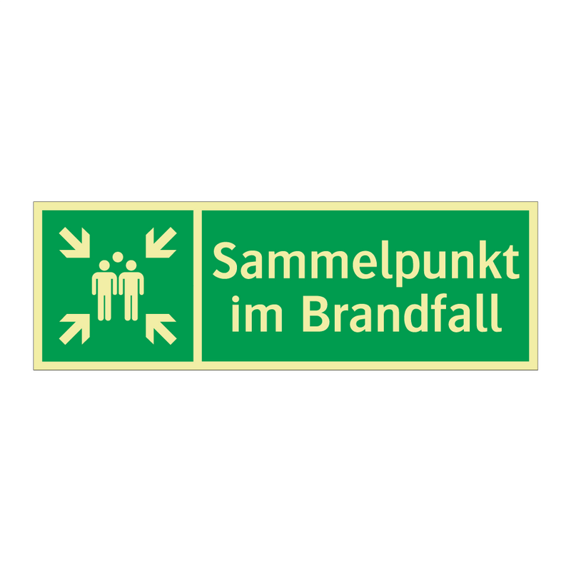 Sammelpunkt im Brandfall