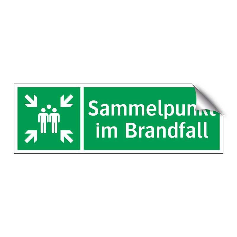 Sammelpunkt im Brandfall