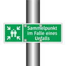 Sammelpunkt im Falle eines Unfalls