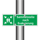 Sammelstelle nach Evakuierung