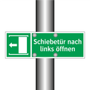 Schiebetür nach links öffnen