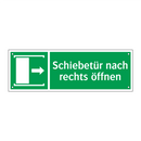 Schiebetür nach rechts öffnen