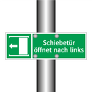 Schiebetür öffnet nach links