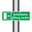 Schiebetür öffnet rechts
