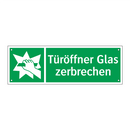 Türöffner Glas zerbrechen