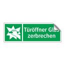 Türöffner Glas zerbrechen