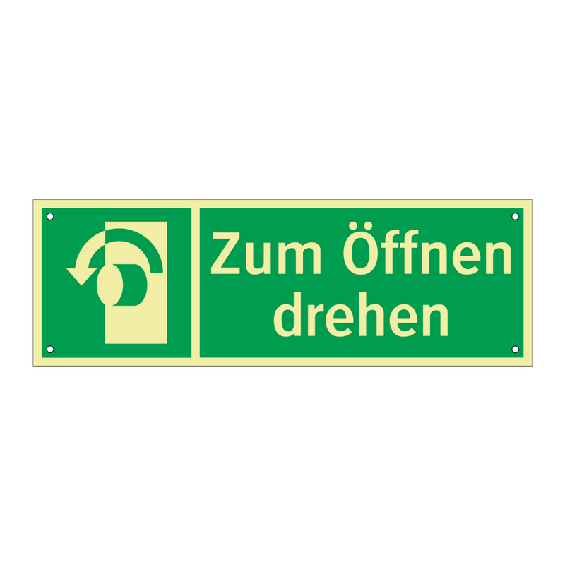Zum Öffnen drehen