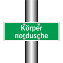 Körper notdusche