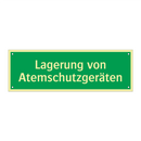 Lagerung von Atemschutzgeräten