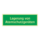 Lagerung von Atemschutzgeräten