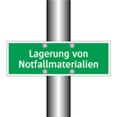 Lagerung von Notfallmaterialien