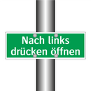 Nach links drücken öffnen