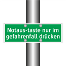 Notaus-taste nur im gefahrenfall drücken