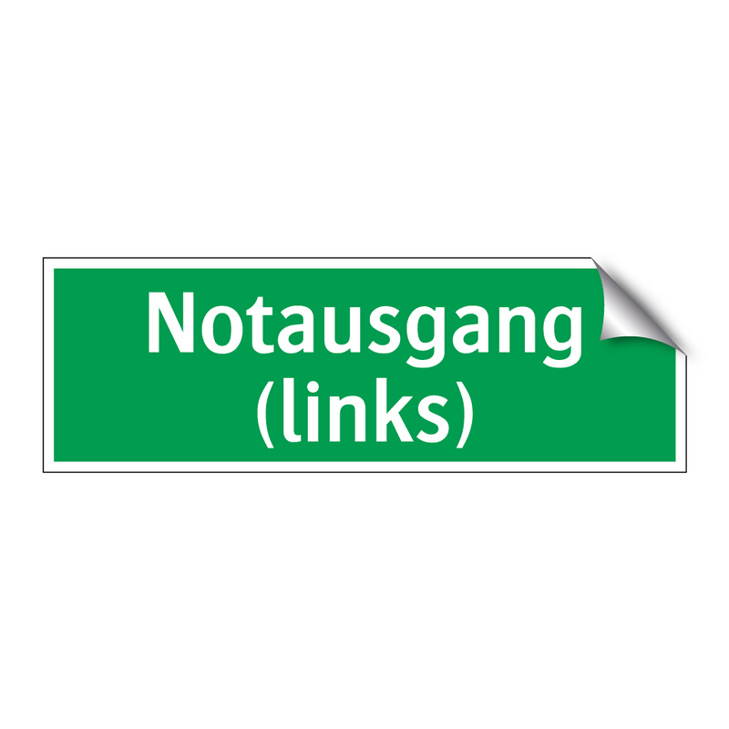 Notausgang (links)