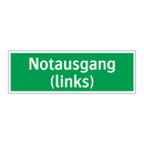 Notausgang (links)