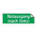 Notausgang (nach links)