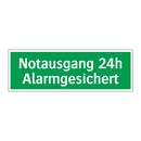 Notausgang 24h Alarmgesichert