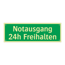 Notausgang 24h Freihalten