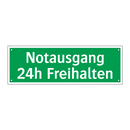 Notausgang 24h Freihalten
