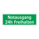 Notausgang 24h Freihalten
