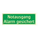 Notausgang Alarm gesichert