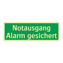 Notausgang Alarm gesichert