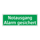 Notausgang Alarm gesichert