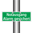 Notausgang Alarm gesichert