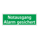 Notausgang Alarm gesichert