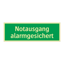 Notausgang alarmgesichert