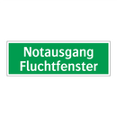 Notausgang Fluchtfenster