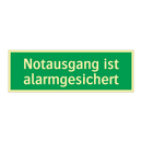 Notausgang ist alarmgesichert