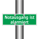 Notausgang ist alarmiert