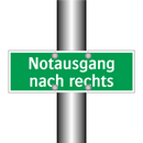 Notausgang nach rechts