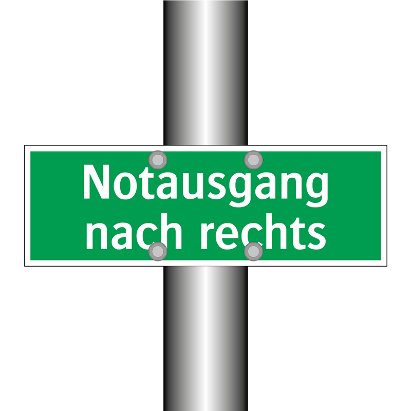Notausgang nach rechts